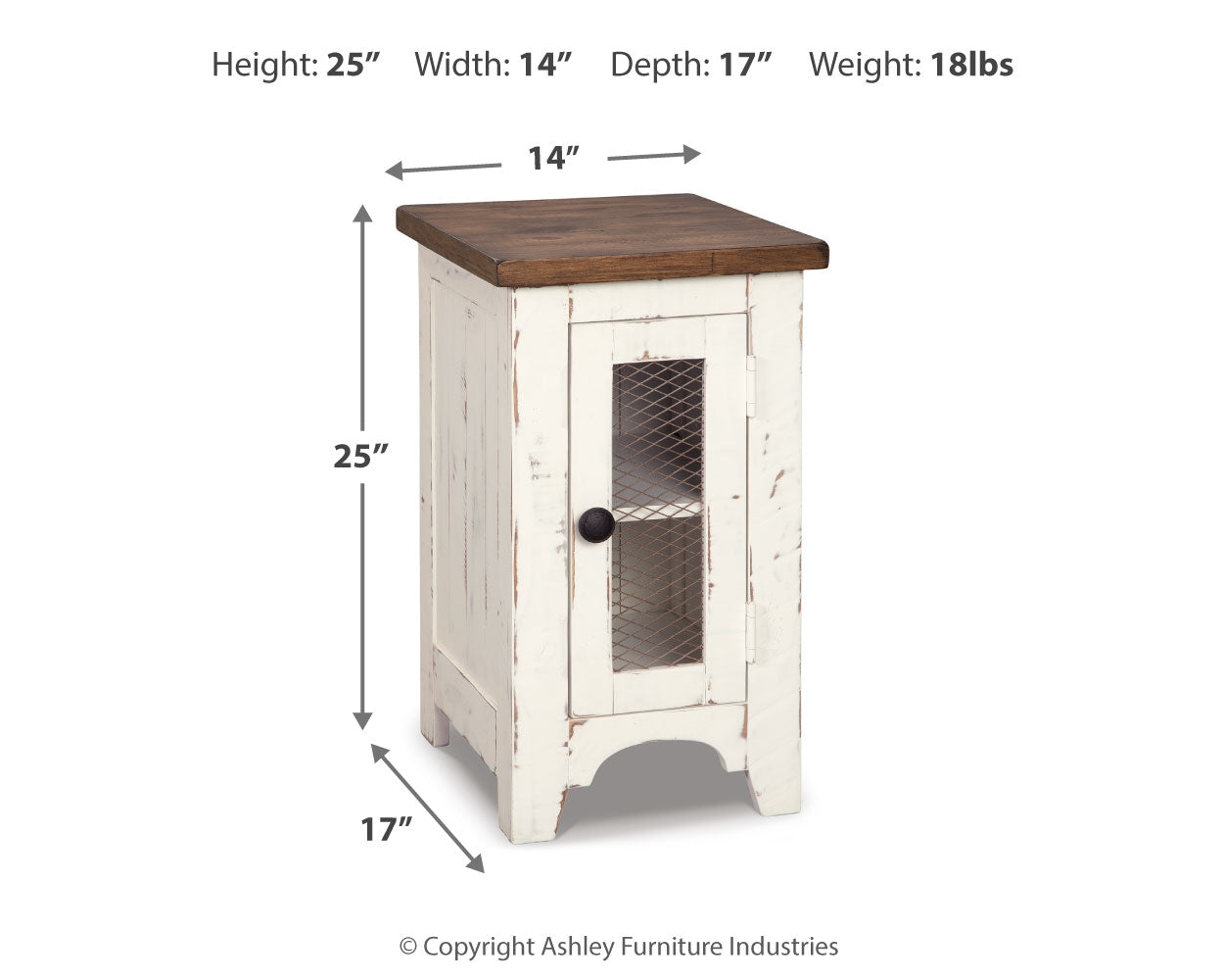 Wystfield Chairside End Table