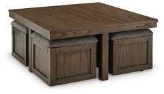 Boardernest Coffee Table with 4 Stools